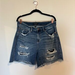 Judy Blue Distressed Jean Shorts